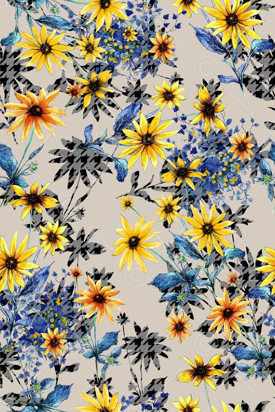 水墨印花华亿平台图片