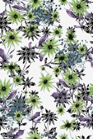 水墨印花华亿平台图片