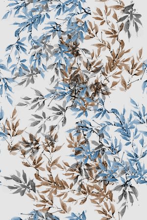 水墨印花华亿平台图片