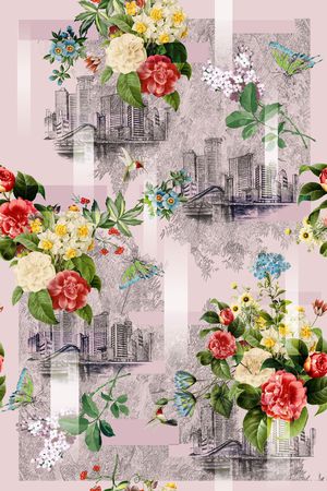 花朵印花华亿平台图片