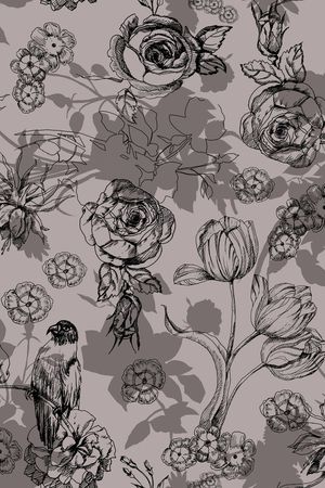 黑白印花华亿平台图片