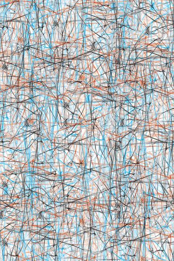 波浪条纹印花华亿平台图片