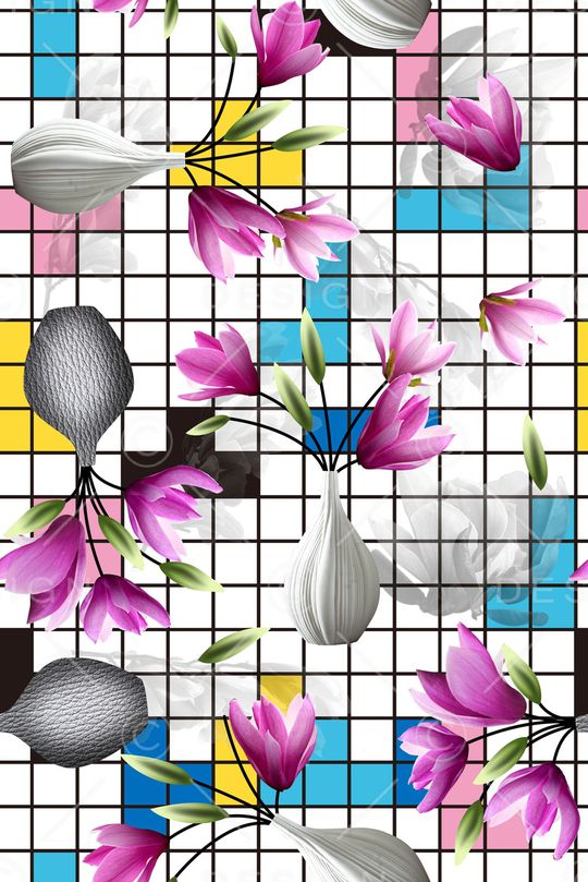 几何印花华亿平台图片