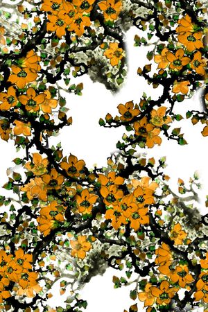 乱花印花华亿平台图片