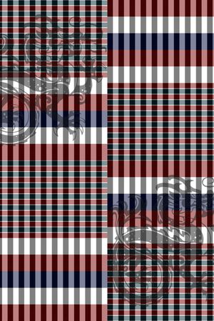 方格印花华亿平台图片