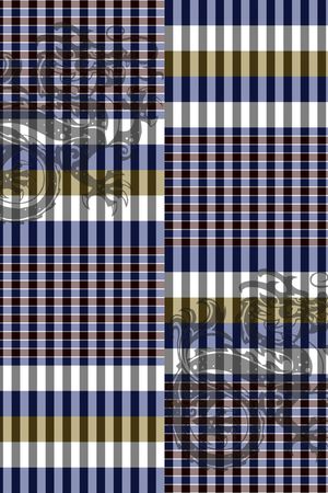 方格印花华亿平台图片