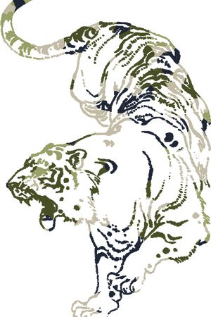 动物迷彩印花华亿平台图片