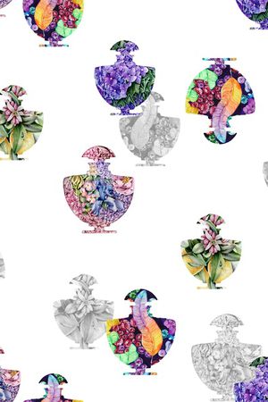 香水瓶印花华亿平台图片