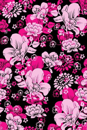 乱花印花华亿平台图片