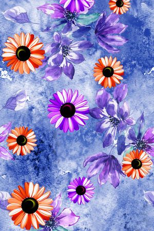 花朵印花华亿平台图片