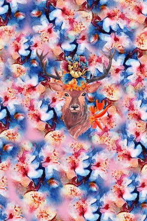 花朵印花华亿平台图片