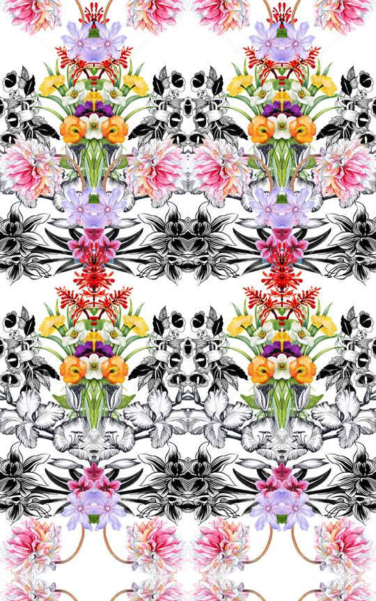 花朵印花华亿平台图片