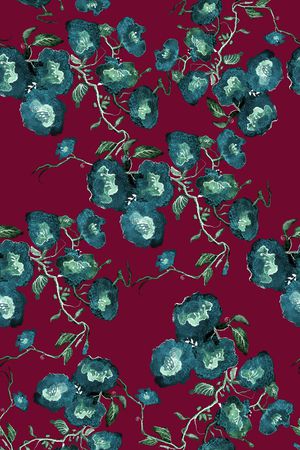 兰花印花华亿平台图片