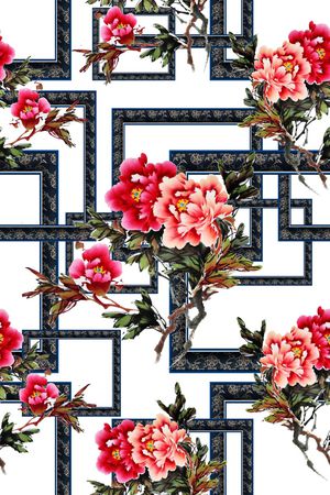 花朵印花华亿平台图片