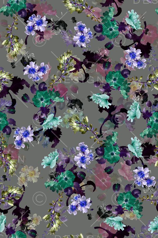 花朵印花华亿平台图片