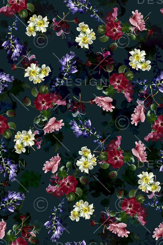 花朵印花华亿平台图片