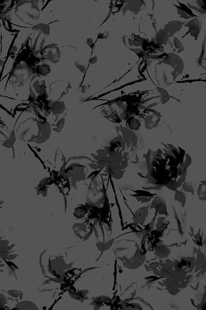 水墨印花华亿平台图片