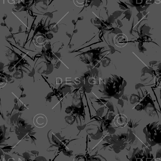 水墨印花华亿平台图片