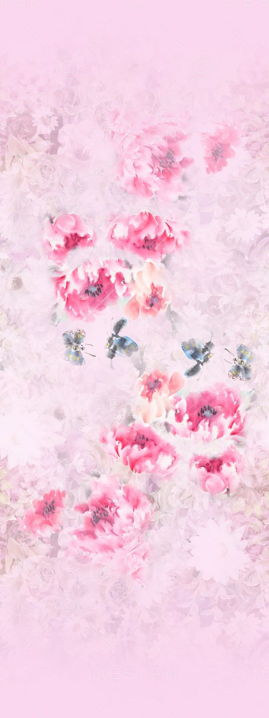 淡雅印花华亿平台图片