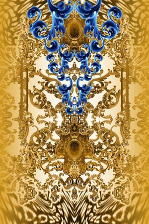 复古印花华亿平台图片