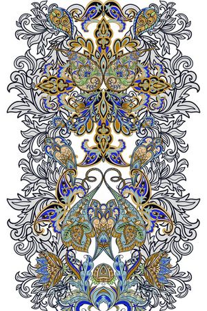 复古印花华亿平台图片