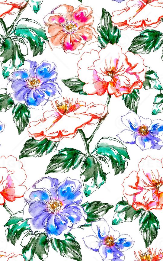 花朵印花华亿平台图片