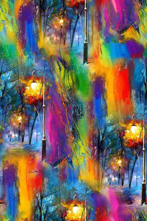 抽象印花华亿平台图片