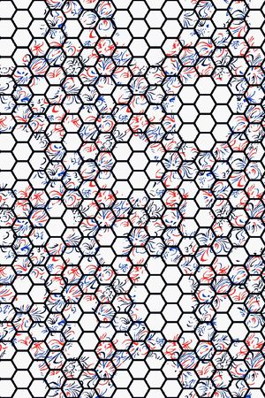 几何印花华亿平台图片
