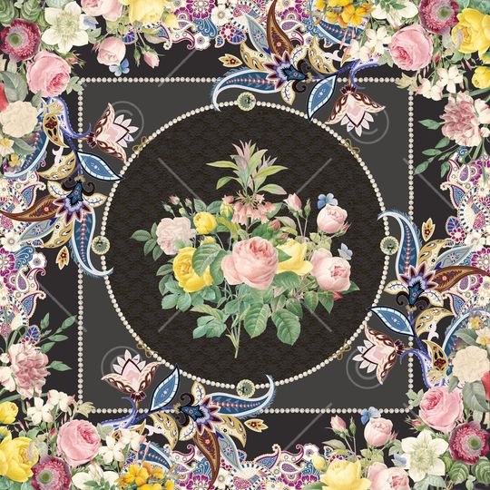 民族风印花华亿平台图片