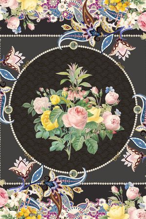 民族风印花华亿平台图片