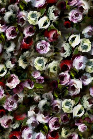 牡丹印花华亿平台图片