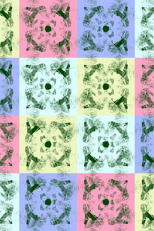 抽象印花华亿平台图片