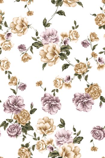 乱花印花华亿平台图片