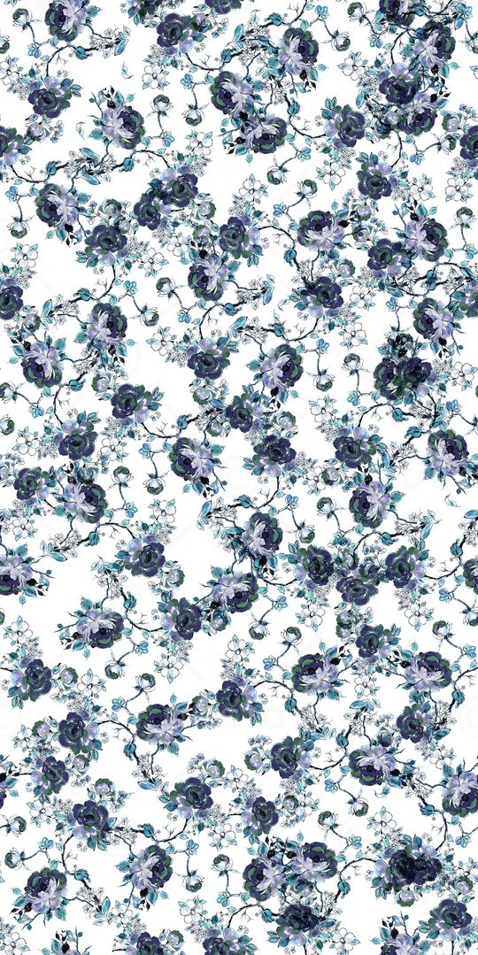 数码花卉类印花华亿平台图片