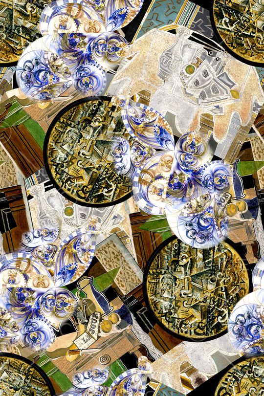 几何印花华亿平台图片