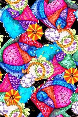 几何印花华亿平台图片