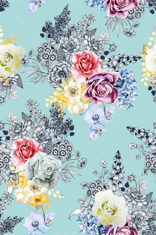 花朵印花华亿平台图片