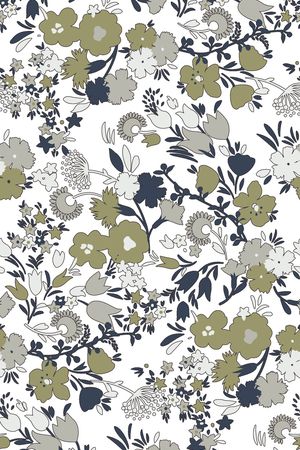 抽象花卉印花华亿平台图片