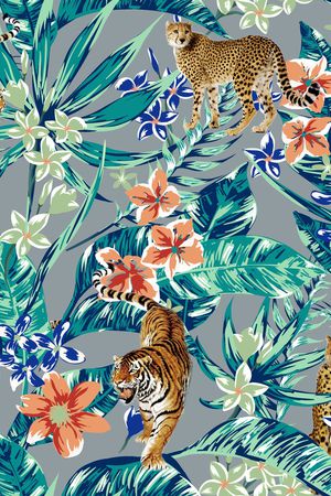 动物印花华亿平台图片