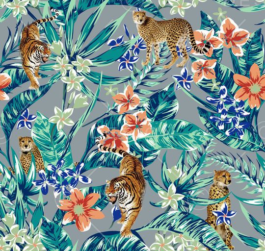 动物印花华亿平台图片