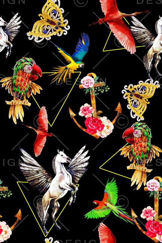 时尚印花华亿平台图片