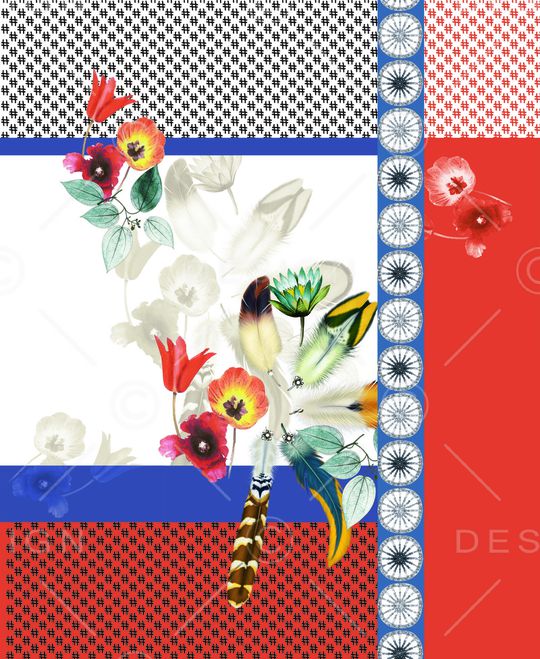 女装前幅印花华亿平台图片