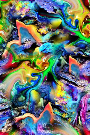 抽象印花华亿平台图片