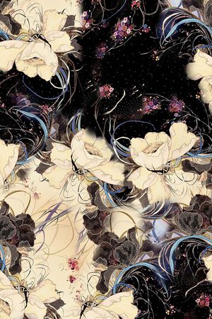 手绘印花华亿平台图片