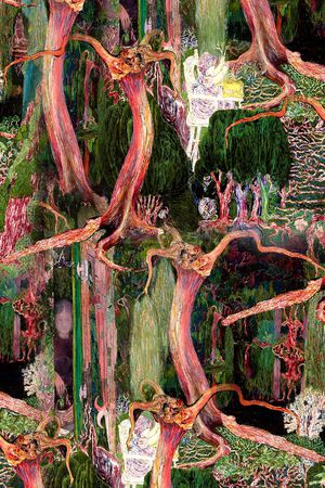 几何印花华亿平台图片