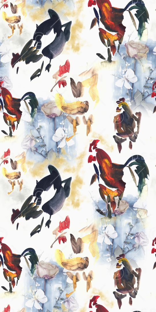 抽象印花华亿平台图片