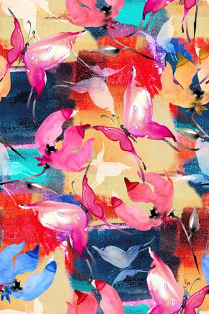 抽象印花华亿平台图片