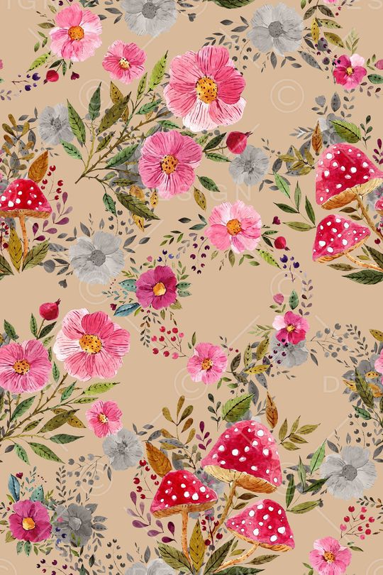 水彩手绘印花华亿平台图片