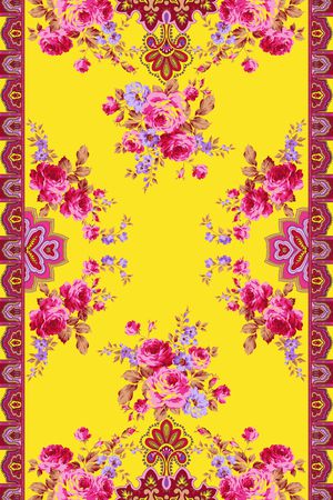 佩斯利印花华亿平台图片