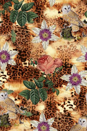 花朵印花华亿平台图片